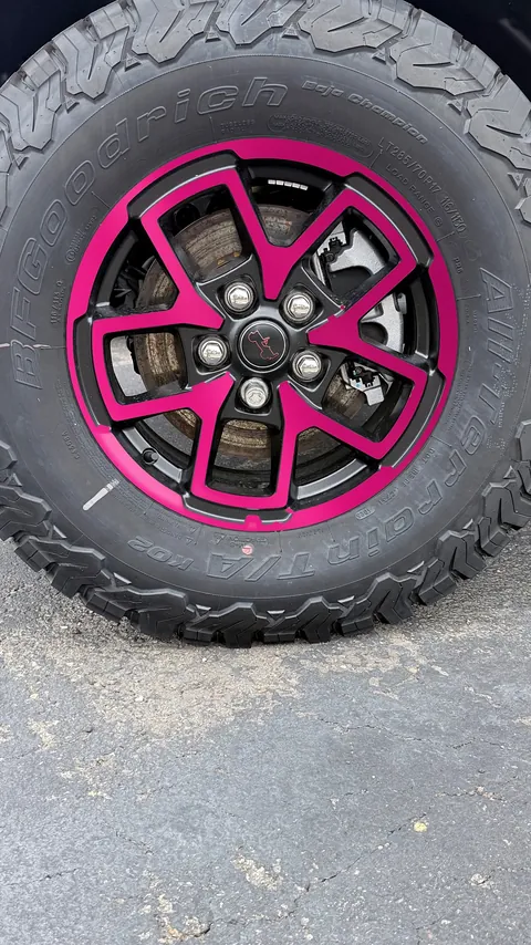 Jeep: Lime Green and more: Hot Pink