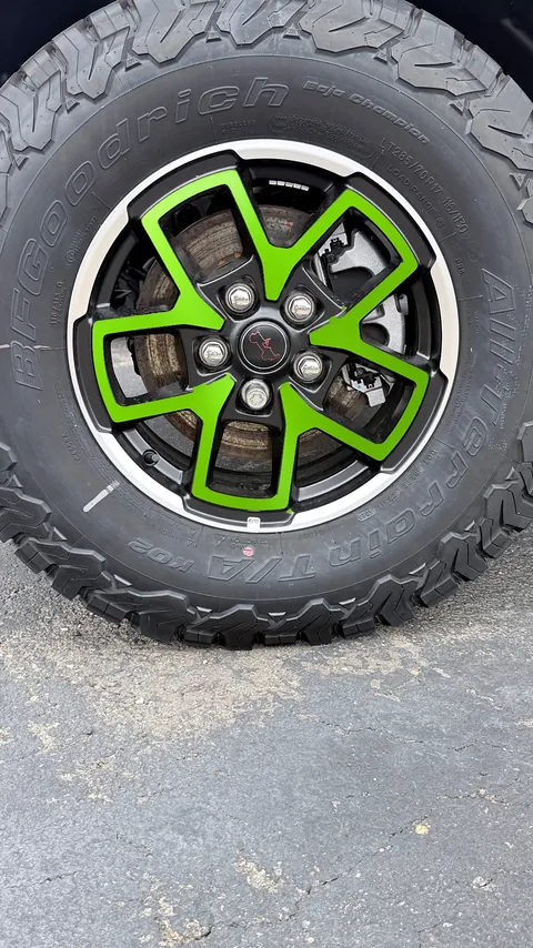 Jeep: Lime Green and more: Lime Green: spokes only