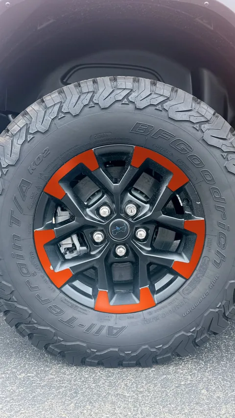 Rubicon wheel: pick a finish: Sunset Orange faces