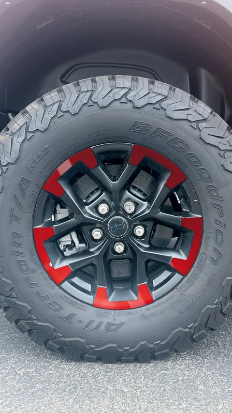 Rubicon wheel: pick a finish: Candy Red faces
